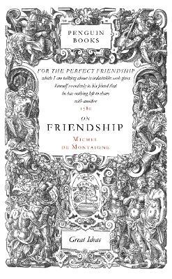 On Friendship - Michel de Montaigne - cover