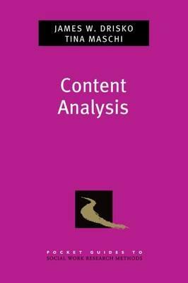 Content Analysis - James Drisko,Tina Maschi - cover