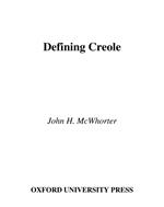 Defining Creole