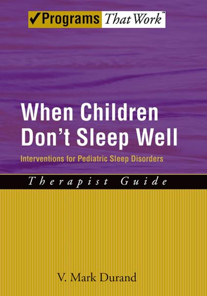 When Children Don't Sleep Well