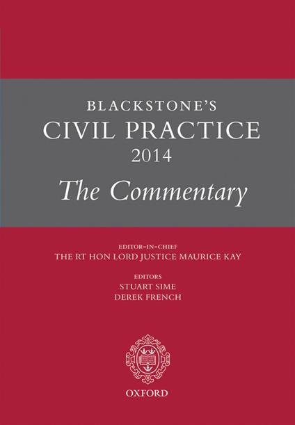 Blackstone's Civil Practice 2014: The Commentary