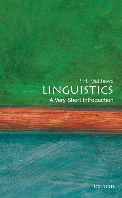 Linguistics: A Very Short Introduction