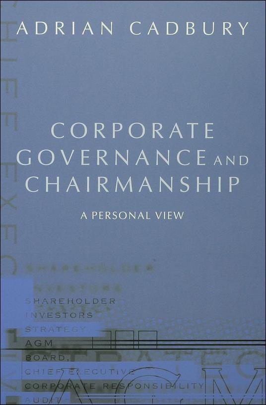 Corporate Governance and Chairmanship