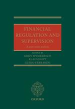 Financial Regulation and Supervision