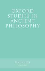 Oxford Studies in Ancient Philosophy, Volume 61