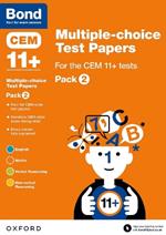 Bond 11+: Multiple-choice Test Papers for the CEM 11+ tests Pack 2