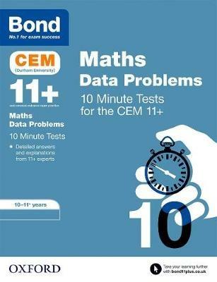 Bond 11+: CEM Maths Data 10 Minute Tests: 10-11 Years - Giles Clare - cover