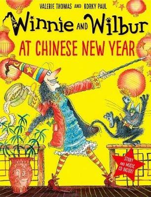 Winnie and Wilbur at Chinese New Year pb/cd - Valerie Thomas - cover