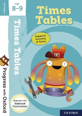 Progress with Oxford:: Times Tables Age 8-9 - Fiona Tomlinson - cover