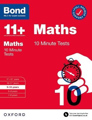 Bond 11+: Bond 11+ 10 Minute Tests Maths 9-10 years: For 11+ GL assessment and Entrance Exams - Sarah Lindsay,Bond 11+ - cover