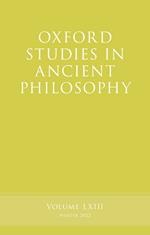 Oxford Studies in Ancient Philosophy