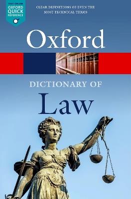 A Dictionary of Law - cover