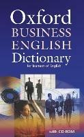 Oxford Business English Dictionary for learners of English: Dictionary and CD-ROM Pack - cover