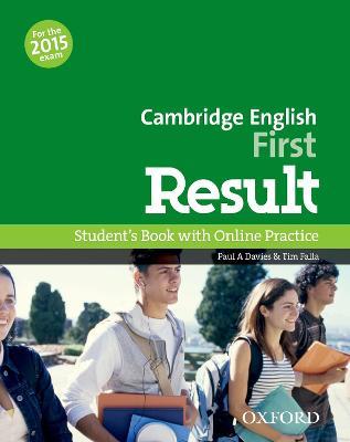 Cambridge English: First Result: Student's Book and Online Practice Pack - cover