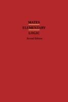 Elementary Logic - Mates - cover