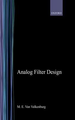 Analog Filter Design - Van Valkenburg - cover