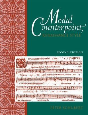 Modal Counterpoint: Renaissance Style - Peter Schubert - cover