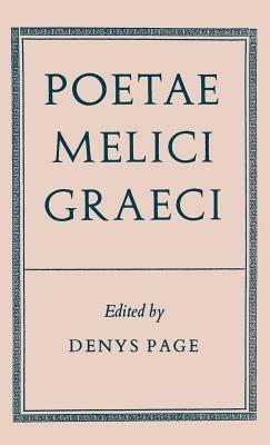 Poetae Melici Graeci - cover