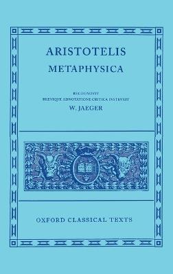 Aristotle Metaphysica - cover