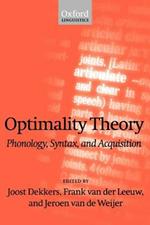 Optimality Theory: Phonology, Syntax, and Acquisition