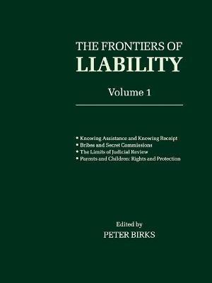 Frontiers of Liability: Volume 1 - cover