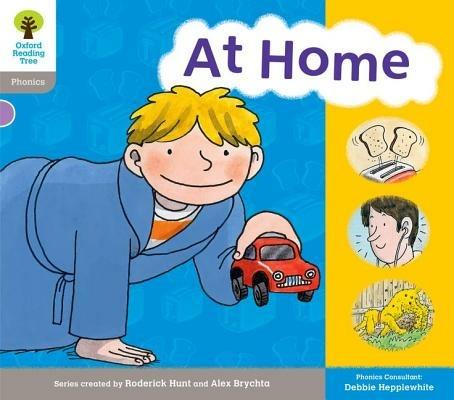 Oxford Reading Tree: Level 1: Floppy's Phonics: Sounds and Letters: At Home - Roderick Hunt,Debbie Hepplewhite,Kate Ruttle - cover