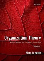 Organization Theory: Modern, Symbolic, and Postmodern Perspectives