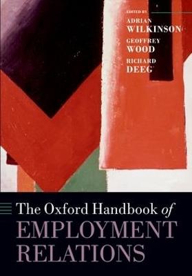 The Oxford Handbook of Employment Relations - cover