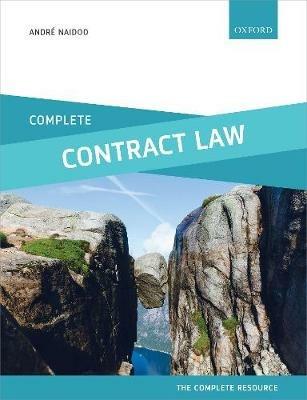 Complete Contract Law: Text, Cases, and Materials - Andre Naidoo - cover