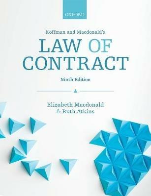 Koffman & Macdonald's Law of Contract - Elizabeth Macdonald,Ruth Atkins - cover