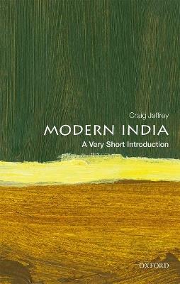 Modern India: A Very Short Introduction - Craig Jeffrey - cover