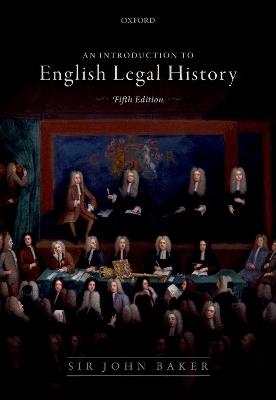 Introduction to English Legal History - John Baker - cover