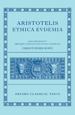 Aristotle's Eudemian Ethics - Christopher Rowe - cover