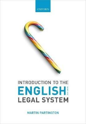 Introduction to the English Legal System - Martin Partington - cover