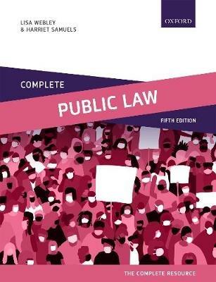 Complete Public Law: Text, Cases, and Materials - Lisa Webley,Harriet Samuels - cover