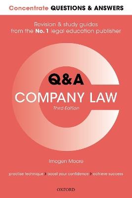 Concentrate Questions and Answers Company Law: Law Q&A Revision and Study Guide - Imogen Moore - cover