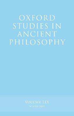 Oxford Studies in Ancient Philosophy, Volume 59 - cover