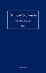 History of Universities: Volume XXXVI / 1