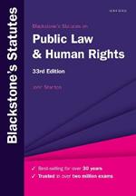 Blackstone's Statutes on Public Law & Human Rights