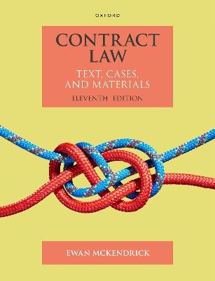 Contract Law: Text Cases and Materials - Ewan McKendrick - cover