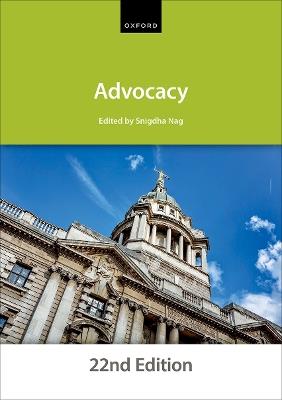 Advocacy - The City Law School - cover