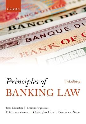 Principles of Banking Law - Sir Ross Cranston,Emilios Avgouleas,Kristin van Zwieten - cover