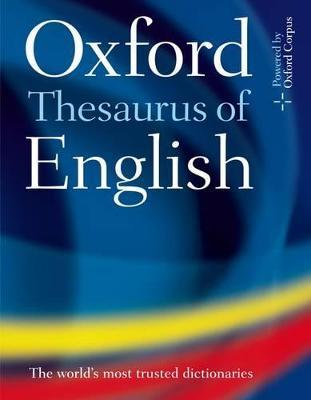 Oxford Thesaurus of English - Oxford Languages - cover