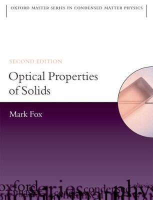 Optical Properties of Solids - Mark Fox - cover