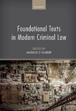 Foundational Texts in Modern Criminal Law