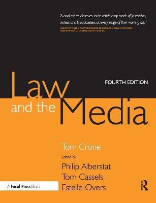 Law and the Media - Tom Crone - cover