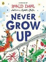 Never Grow Up - Roald Dahl - cover