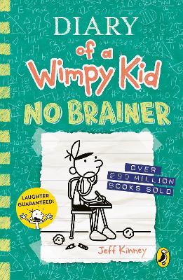 Diary of a Wimpy Kid: No Brainer (Book 18) - Jeff Kinney - cover