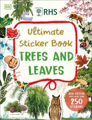 RHS Ultimate Sticker Book Trees and Leaves: New Edition with More Than 250 Stickers - DK - cover
