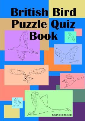 British Bird Puzzle Quiz Book - Sean Nicholson - cover
